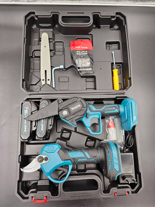 Set Aku Makaze i Aku Testera 88v + dve baterije - Image 3